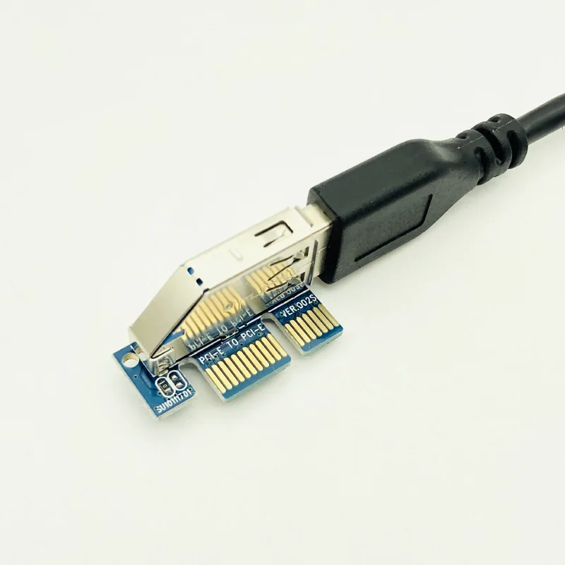 Адаптер для расширения PCIE переходная карта PCI Express USB 3 0 Raiser Riser E Extender X1 на двойной