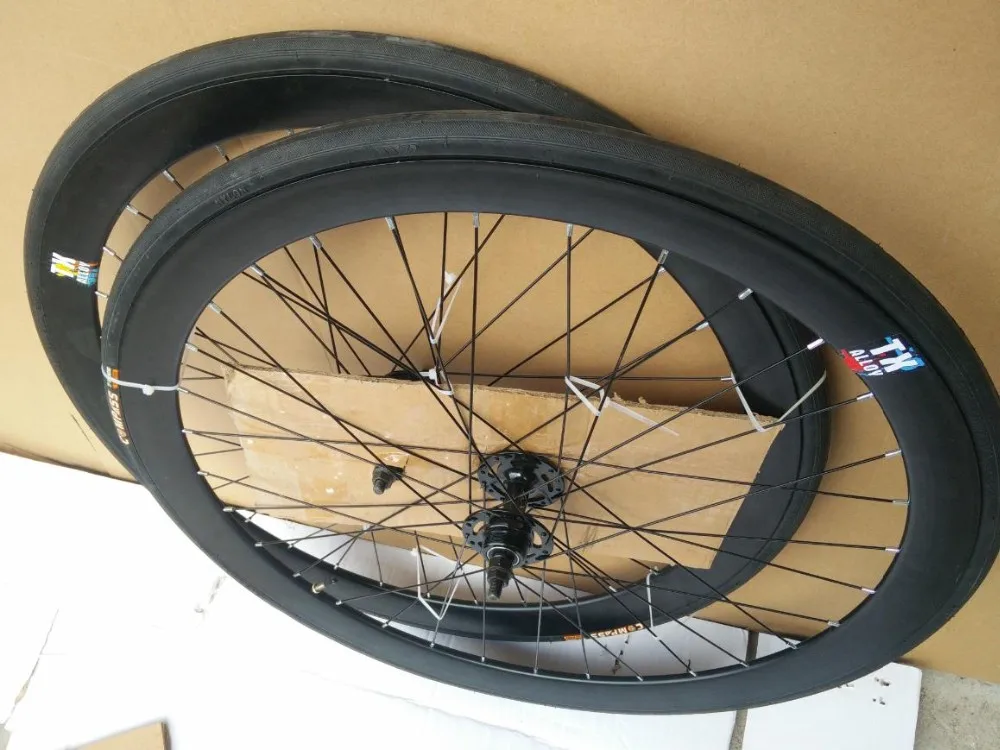 Алюминиевый велосипед часть 700C fixed gear колеса велосипеда, мяч концентраторы, 40 мм 700C* 23 шины fixed gear велосипедных колес