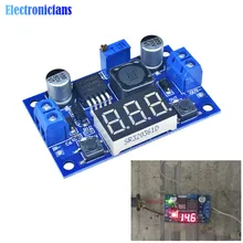 Diymore DC-DC Buck abaisseur Module LM2596 cc/cc 4.0 ~ 40V à 1.25-37V réglable régulateur de tension abaisseur avec voltmètre LED