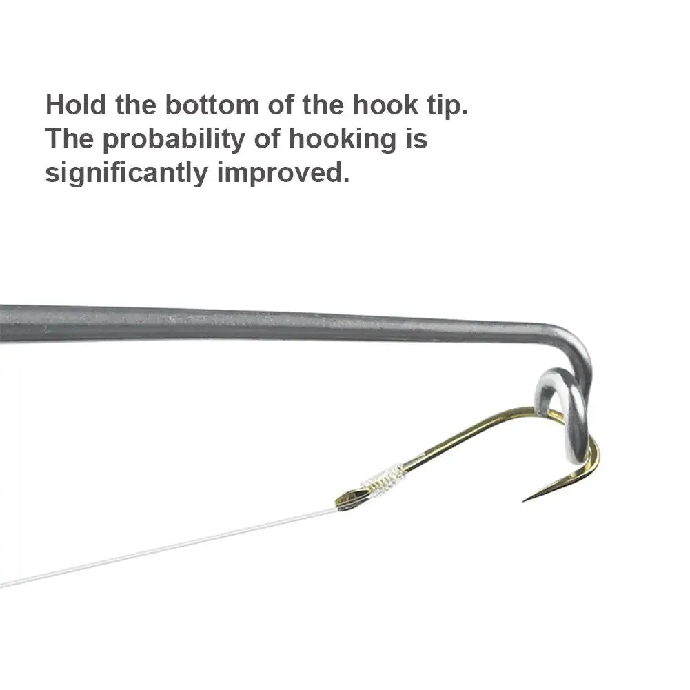 Рыболовные принадлежности устройство для развязывания крючков из нержавеющей стали фиксатор зажима Изогнутый наконечник щипцы для удаления рыболовного крючка