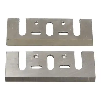 

Hot 2x 82MM HSS Power Tool RE-SHARPENABLE PLANER BLADES FOR MAKITA N1900B Use