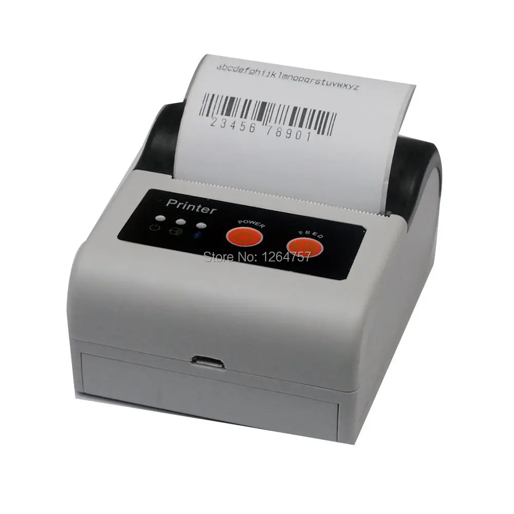 2'inch Micro Bluetooth Android Barcode Thermal Printer Label ticket