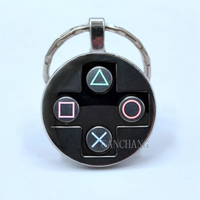 1pc PVC Individual Game Machine Keychain Mini Cartoon Game Console