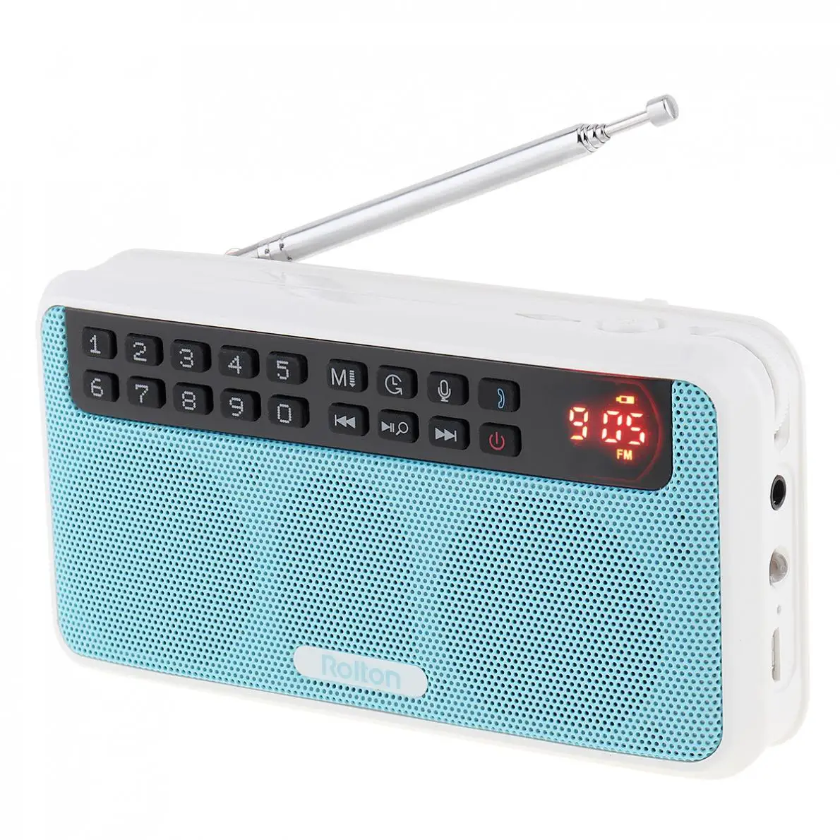 Rollton портативный мини fm радио dab portatil am FM radyo музыкальный плеер динамик TF USB с ЖК