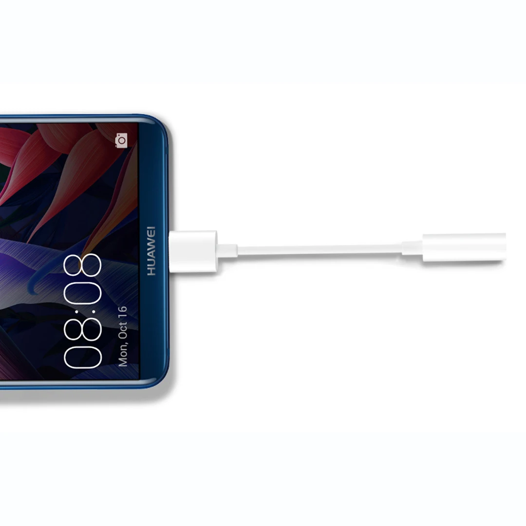 Кабель для наушников HUAWEI Type C 3 5 Jack USB to мм AUX адаптер Huawei mate 20 P20 pro Xiaomi Mi 6 8 аудио