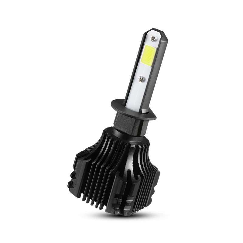 Oslamp S5 светодиодный налобный фонарь h1 COB чипы однолучевой 72 Вт автомобильный 8000LM