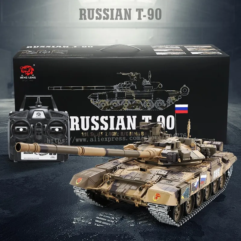 6 0 Edition с инфракрасными датчиками и боевой системы 1:16 T 90 русский битва