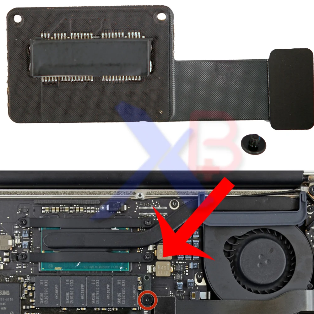 Новый 821 00010 A второй двойной A1347 кабель для жесткого диска SSD + винты s Mac Mini 2014 2015 MGEM2