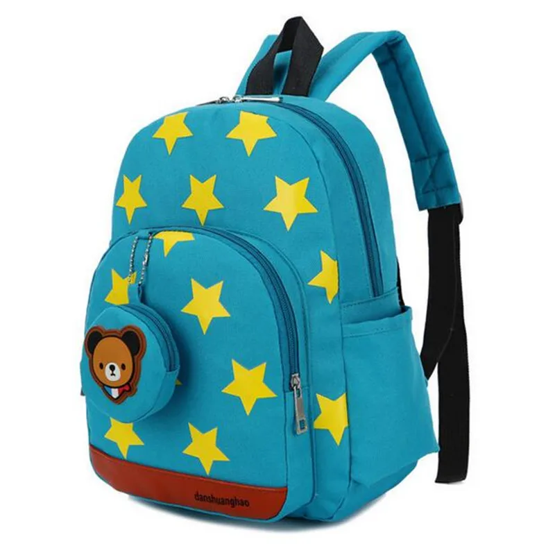 Age 1 3 Toddler Backpack Starts Printed Kids Bag Nylon Backpacks Animal