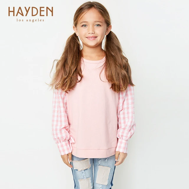 Buy children girl shirts pink long sleeve blouses for