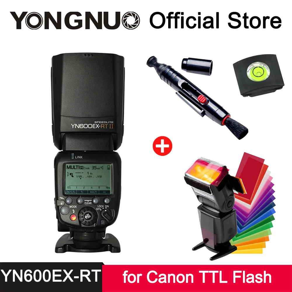 YongNuo YN600EX RT ii speedlite GN60 ttl Беспроводной мастер ведомой вспышки света для Canon 600EX II 430EX