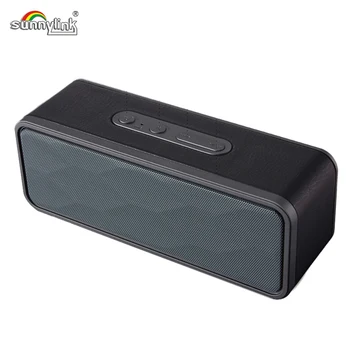 

SUNNYLINK PORTABLE PU LEATHER WIRELESS BLUETOOTH SPEAKER , 6W SUBWOOFER WIRELESS FM RADIO BLUETOOTH SPEAKER , WITH BT+TF+FM+AUX
