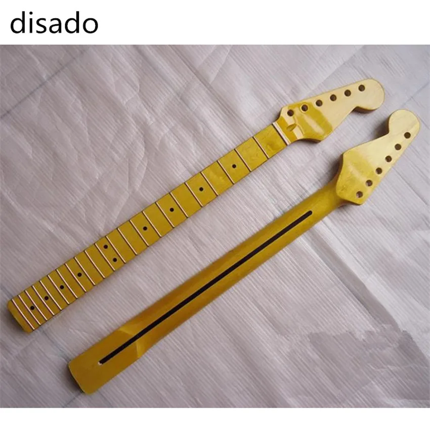 disado 22 Frets glossy paint Electric Guitar Neck maple fingerboard inlay dots Guitar