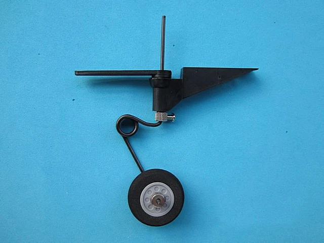 Cheap 2Set/Lot Tail Wheel Bracket Assembly Tail Gear Landing Gear DIY Accessories for RC Fixed-wing Level 60-120 Aircraft Spare Parts