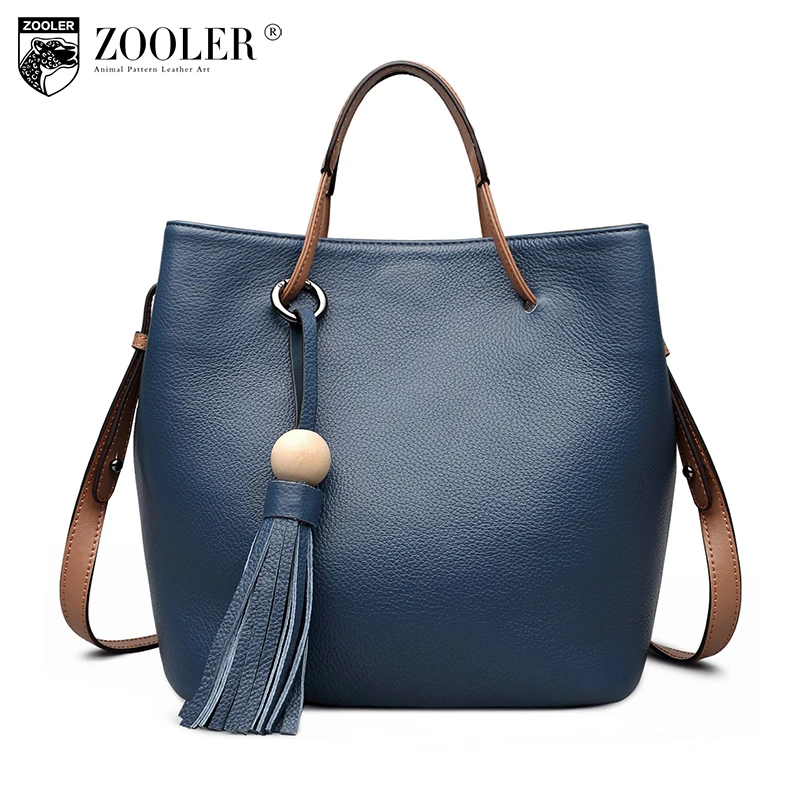 

ZOOLER genuine leather tote 2016 0-profit high end & simple bag real leather luxury shoulder bag for women bolsa feminina#8126