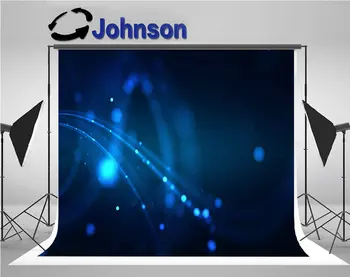 

light dark blue blurry bokeh backgrounds Vinyl cloth High quality Computer print scenic backdrops