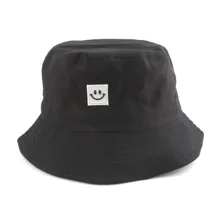 Летние шапки кепки s для женщин мужчин панама, шляпа-панама улыбка уход за кожей лица Вышивка без каблука рыбалка, Рыбак Боб шляпа Chapeu Femmes хип хоп