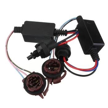 

2pcs Car Diagnostic Tools LED Lamp Decoder 3157-A Adapter Anti Hyper Blinking Flashing Error Free Adapter