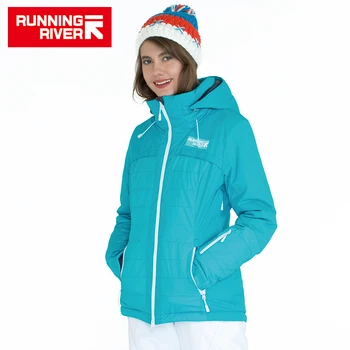 

RUNNING RIVER Brand Women Winter Hooded Ski Jackets High Quality Professional Ski Clothing Woman Outdoor Sports Jackets #A6032
