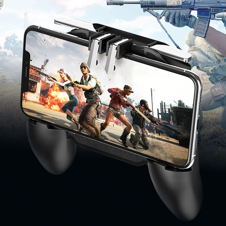 2019 Cooling Fan Gamepad dzhostik Joystick mobile controller for PUBG Shoot Games free fire with Po