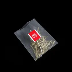 100 шт./лот, новые нейлоновые чайные пакетики пирамиды, пустые прозрачные нейлоновые чайные пакетики со струнным фильтром, чайный пакетик