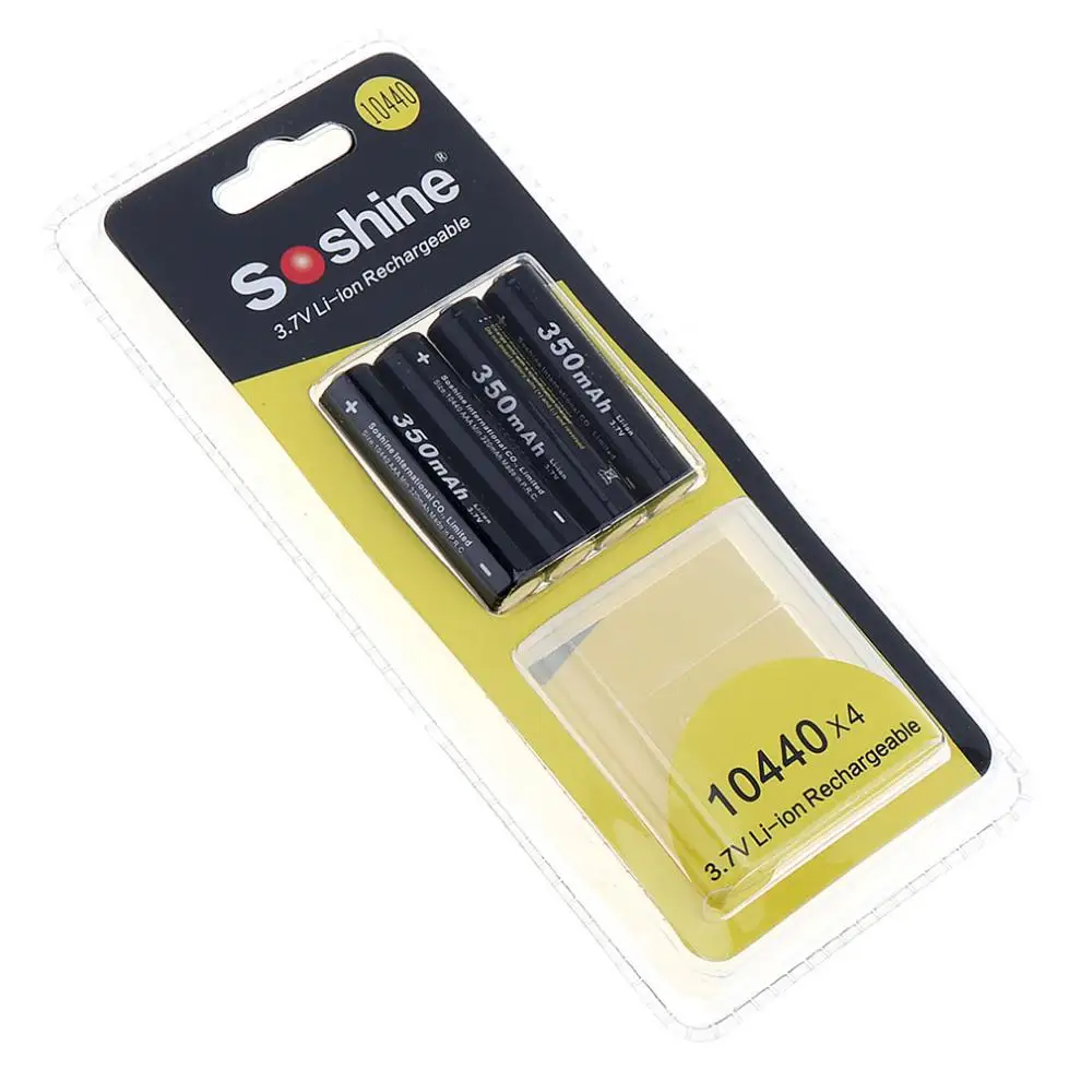 4 шт. литий ионные перезаряжаемые батарейки 3 7 в 350 мАч|rechargeable battery|battery aaaa battery |