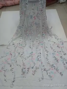 

New Design French Lace Fabric African Lace Fabric High Quality 2019 Net Lace Nigerian Material Dress(HD-5-19