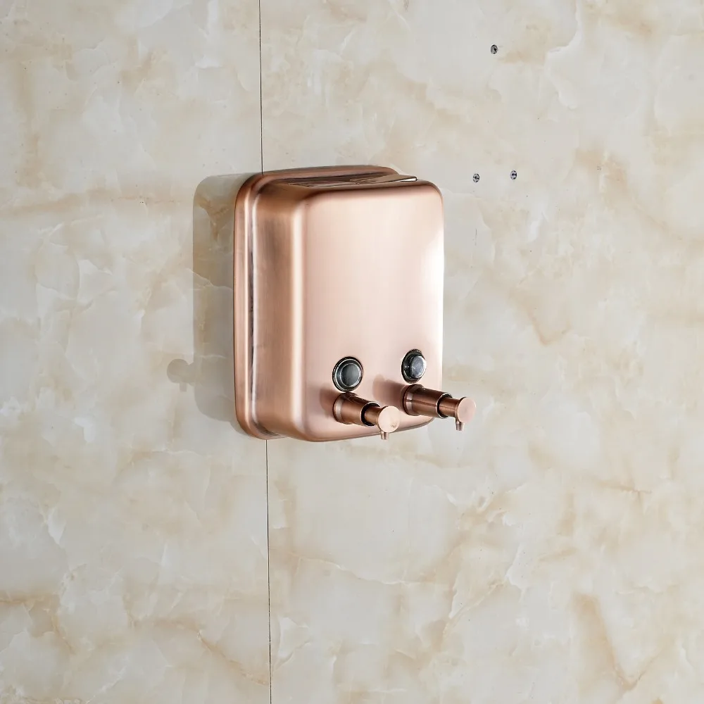 Kitchen Bathroom Soap Dispenser 1000 ml Kitchen Soap Box Dispenser Antique Copper