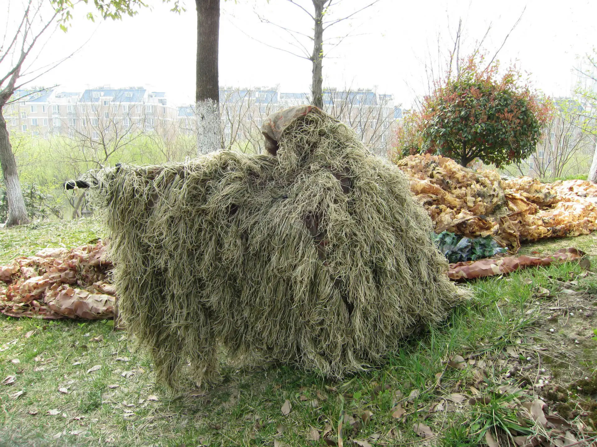 Дышащий снайперский Ghillie капот Камуфляжный головной чехол для Ghillie костюм Москитная сетка капюшон головной убор Ghillie Viper капюшоны