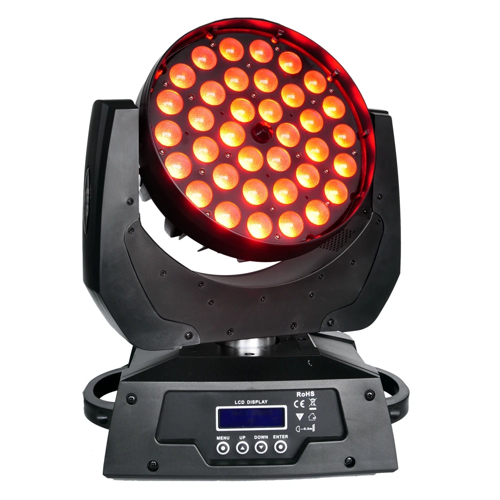 US $570.00 TIPTOP Stage Wash Zoom 450W Powerful LED Light Moving Head With 18W Quad Color RGBWAUV LedsZoom For Stage Wedding TPL622A