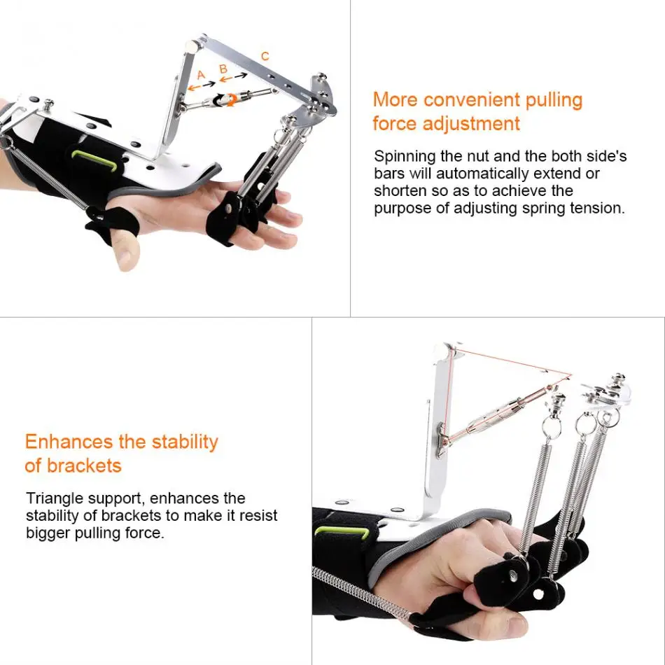 Регулируемый Палец шина протектор медицинские запястья ортопедические реабилитационный тренажер сухожилия упражнения для инсульта гемиплегии