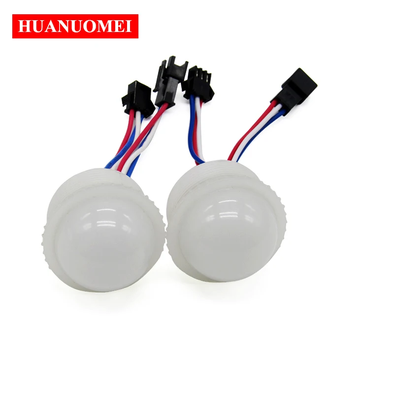RGB SMD 5050 픽셀 LED 모듈 35mm 9개 LED UCS1903 방수 IP67 풀컬러 조명 12V 24V 놀이기구용
