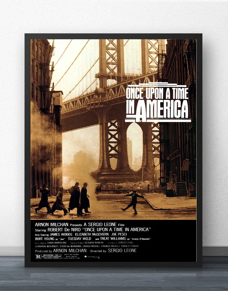 once upon a time IN AMERICA vintage movie poster ROBERT DE NIRO NYC 24X36