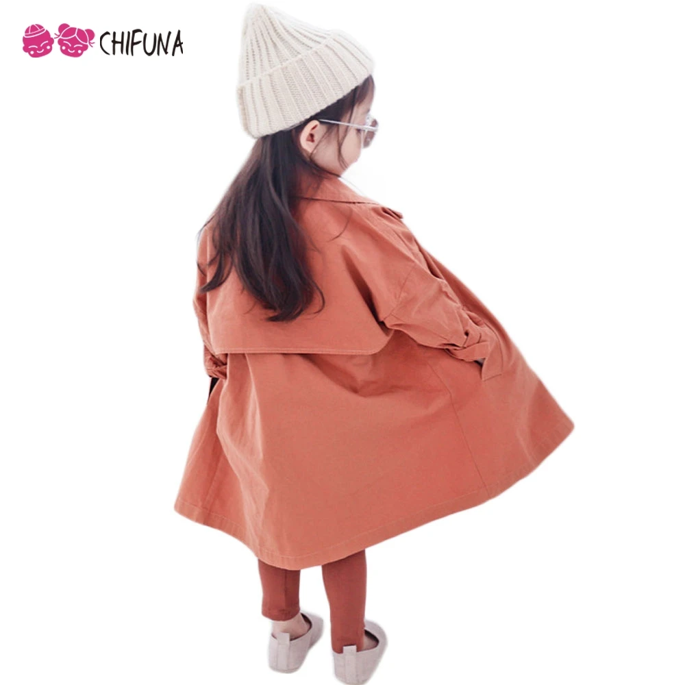 chifuna Boys Trench Coats 2018 Autumn Baby Girls Long Coat Toddler Girls Clothes Full Sleeve