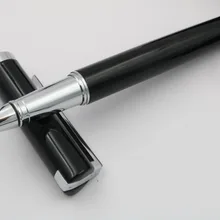 Y02 черный матальный Серебряный офисный школьный орнамент роллербол ручка