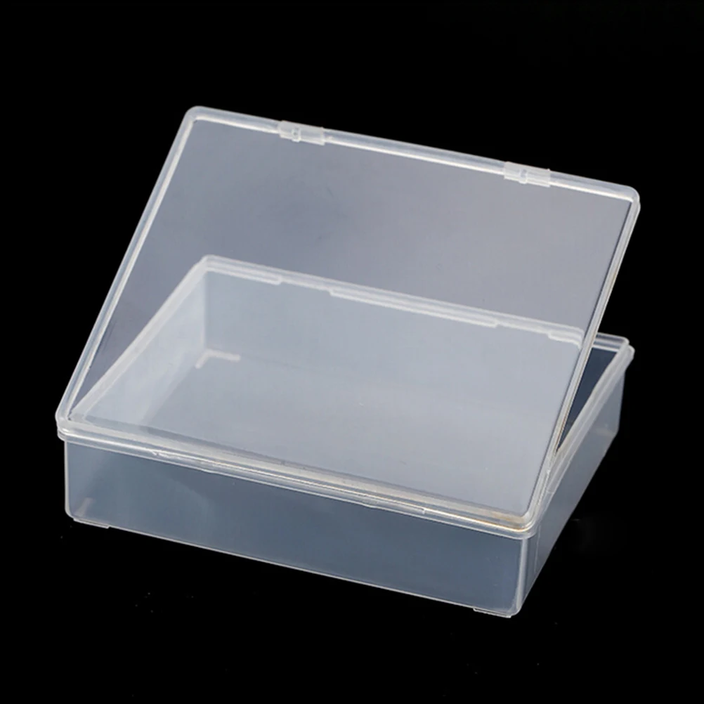 1PC Parts box collapsible rectangle Plastic Boxes Transparent Plastic