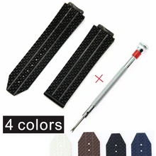 24 мм Силиконовый Модный ремешок для часов HUBLOT, серия Big Bang, нескользящий ремешок, мягкий ремешок для часов HUBLOT, браслет на запястье