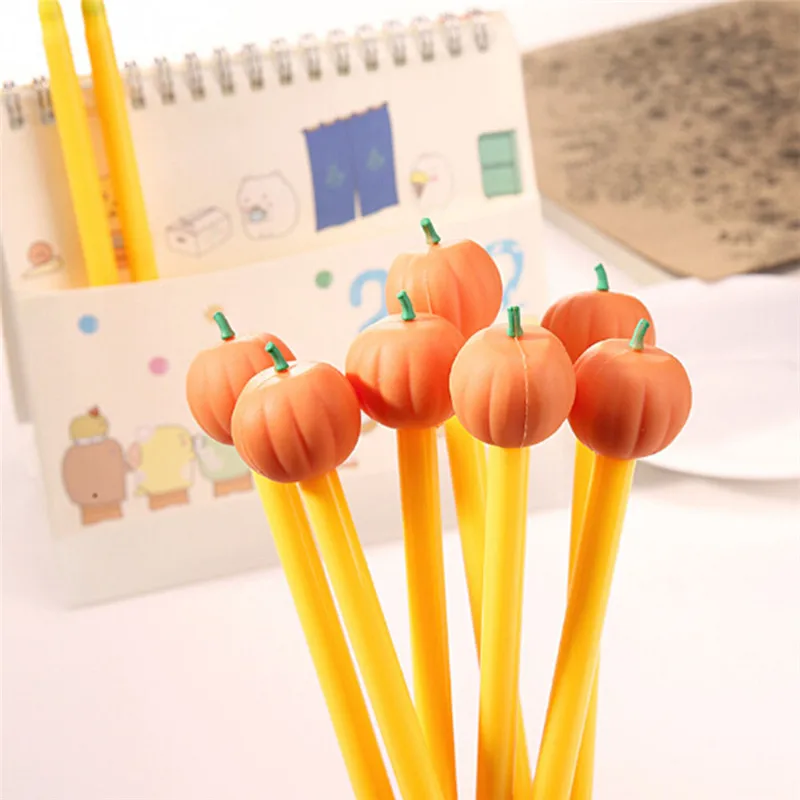 

1 Pcs Black Ink Cute Halloween Pumpkin Ghost Ballpoint pen 0.5mm School Supplies Student Stationery Free Shipping