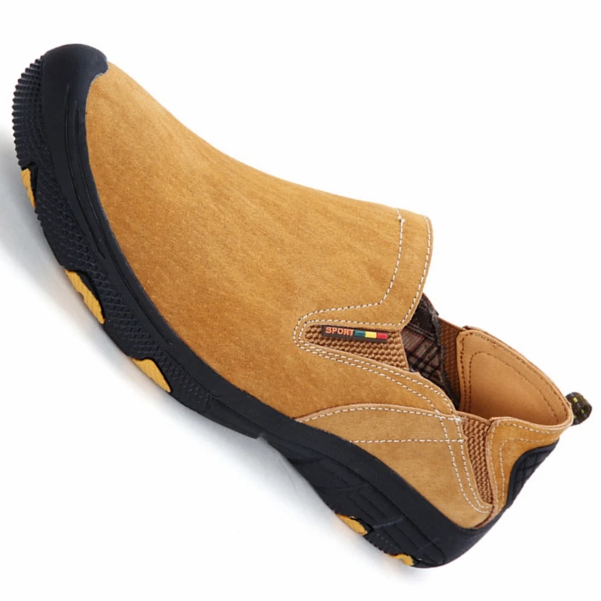 

GOGORUNS genuine leather outdoor non-slip hiking shoes sport men trekking walking shoes hiking sneakers men