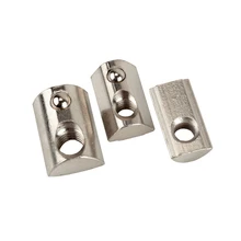 Écrou à bille à élasticité demi-rond, 20 pièces ou en option, profil d'extrusion en aluminium 2020 3030 4040 4545 M4 M5 M6 M8