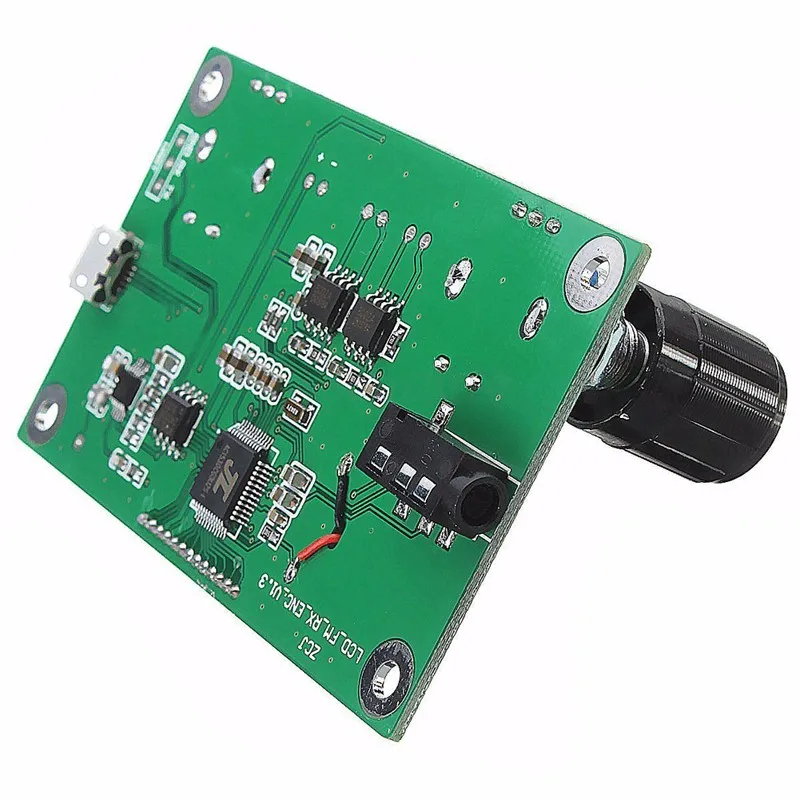 OOTDTY New arrival 87-108MHz DSP&PLL LCD Stereo Digital FM Radio Receiver Module+ Serial Control Hot Sale