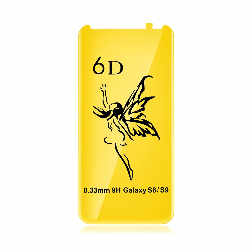 For S8 УФ-стекло для samsung Galaxy S8, S9 Plus, Note 8, Note 9, 6D, полное покрытие клеевым краем, защита экрана, закаленное стекло - Цвет: For S8