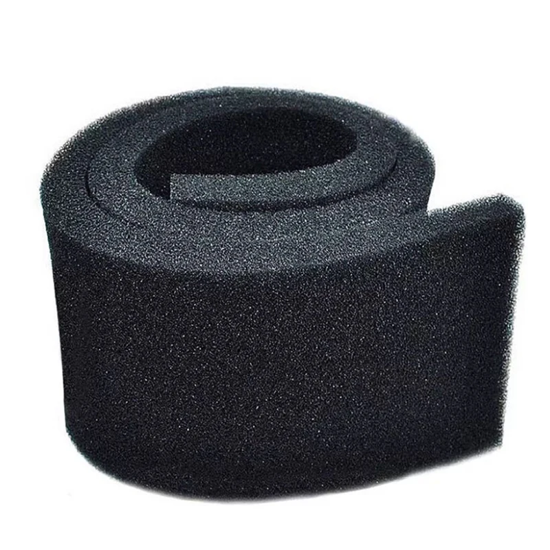 

Aquarium Fish Tank Biochemical Filter Sponge Pad Light weight And Softness Design 50cmx50cmx2cm Black Filter Sponge