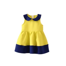 New Girl Sleeveless Pleated Dress Toddler Kid Party Mini Dresses for 3-7Y Baby
