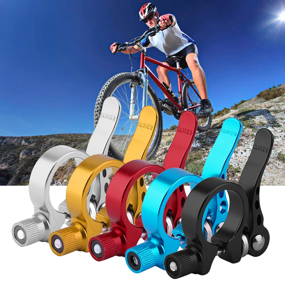 

Aluminum Ultralight Quick Release Road Bike MTB Mountain Bicycle Seat Post Seatpost Clamp 31.8mm 40g 5Color