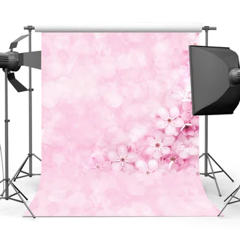 

Mehofoto Pink Flower Photography Backdrop Newborns Photo Background Backdrops for Photo Studio S-2562