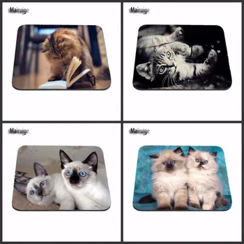 

Luxury Print Two Lovers Cats Hot Item Custom Silicone Rectangular Mouse Pads Mice Mat Mouse Pad 18*22cm and 25*29cm And 25*20cm