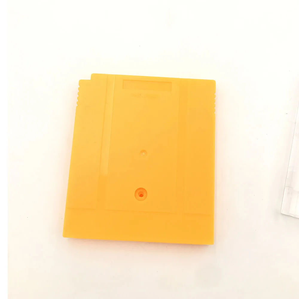 10 шт. прозрачный зеленый Сменный Чехол для GBA SP W/винтовой игровой картридж корпус для GB GBC Чехол для карт - Цвет: B orange