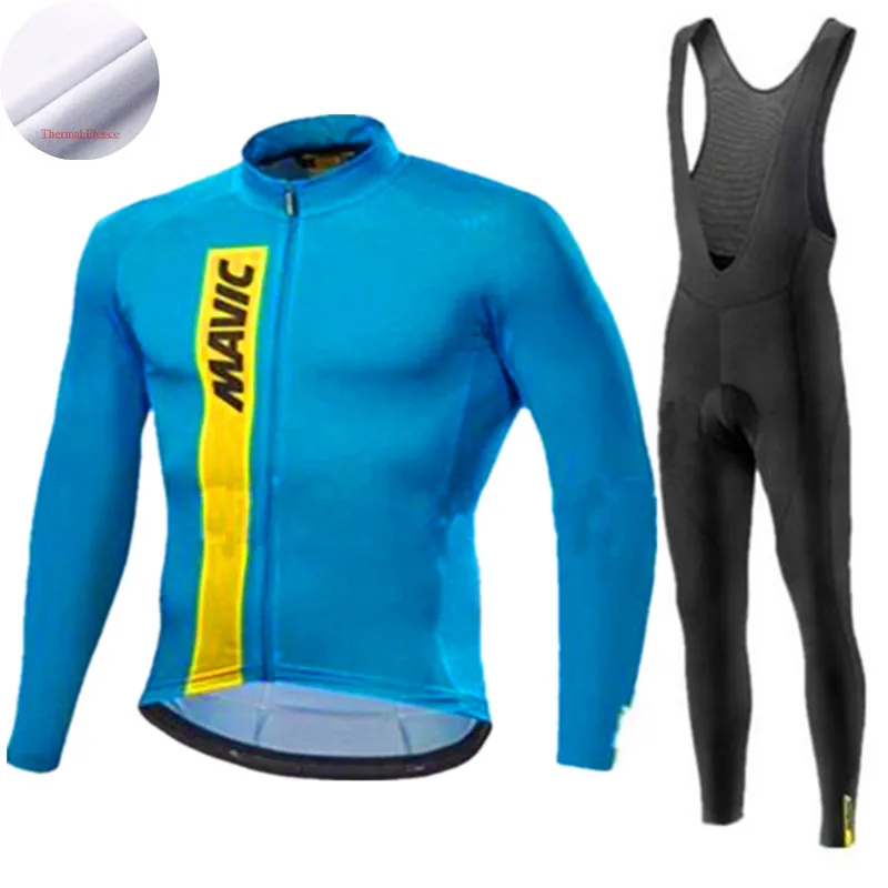 

Mavic Winter Cycling Set Thermal Fleece Cycling Clothing Pro Team Bike Downhill Jersey Skinsuit MTB Clothes Roupas De Ciclismo