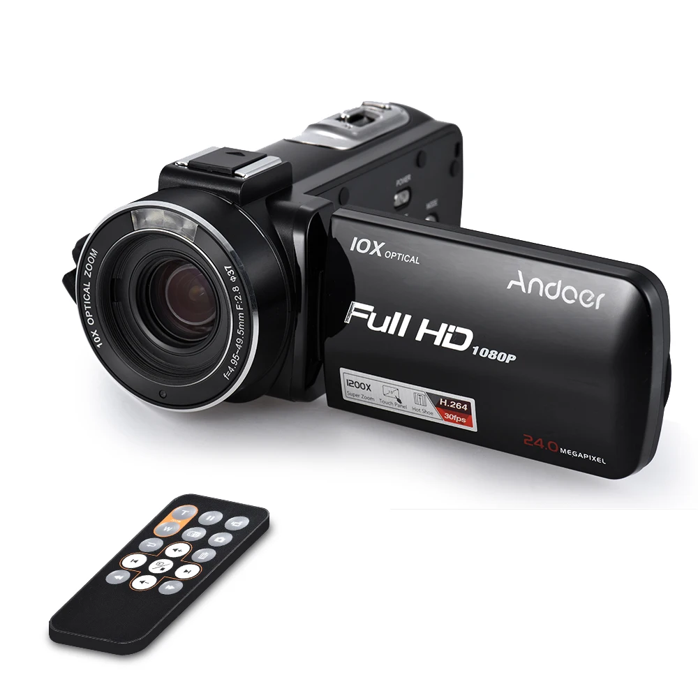 Andoer HDV Z82 3 &quotLCD сенсорный экран Видеокамера 1080P 24MP Цифровая видеокамера